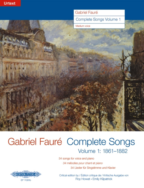 Book cover of: Complete Songs Volume 1, 1861-1882 (Medium Voice)