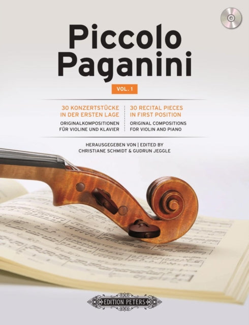 Book cover of: Piccolo Paganini for Violin and Piano, Vol. 1