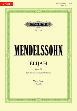 Elijah Op. 70 (Urtext) Vocal Score