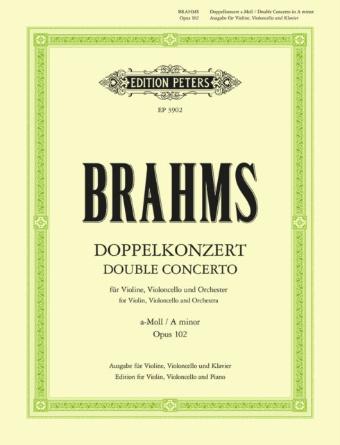 Book cover of: Concerto for Violin, Violoncello & Orchestra Op.102