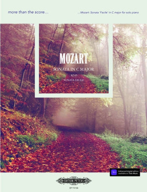 more than the score...Mozart: Sonata Facile in C major