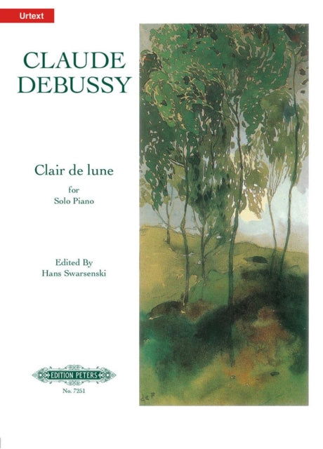 Book cover of: Clair de lune from Suite bergamasque for Piano