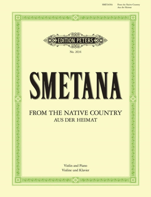 Book cover of: From The Native Country 'Aus der Heimat'