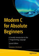 Book cover of: Modern C for Absolute Beginners. By: Slobodan Dmitrović