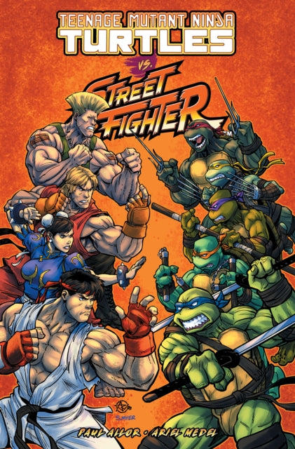 Book cover of: Teenage Mutant Ninja Turtles Vs. Street Fighter. By: Paul Allor