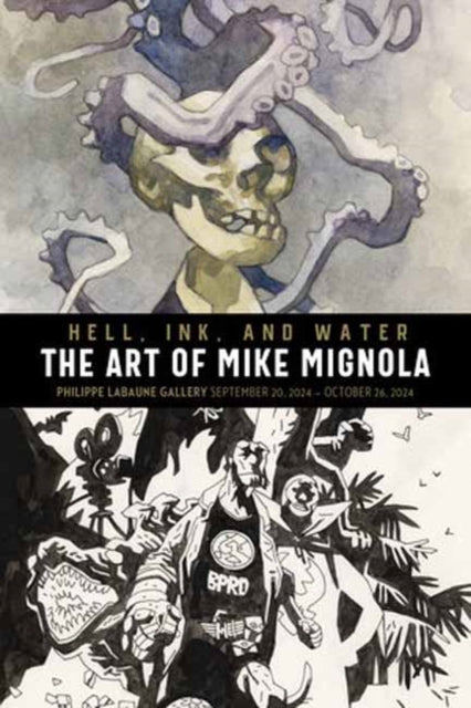 Book cover of: Hell, Ink & Water. By: Mike Mignola