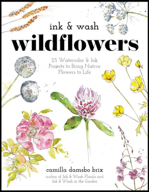 Ink & Wash Wildflowers