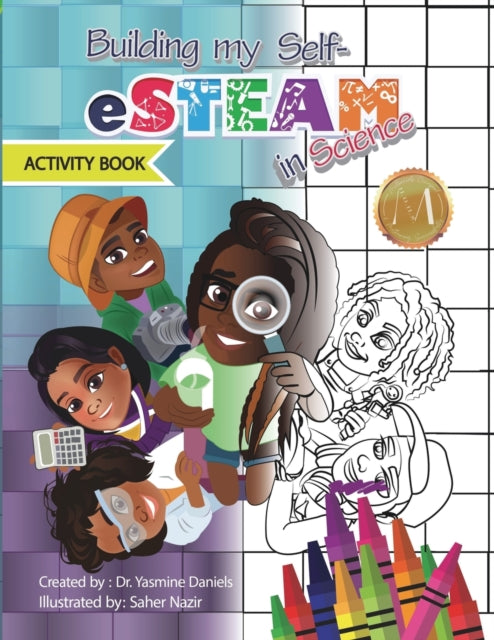 Book cover of: Building My Self-eSTEAM in Science Activity Book