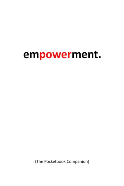 Book cover of: empowerment. By: Terry Smith